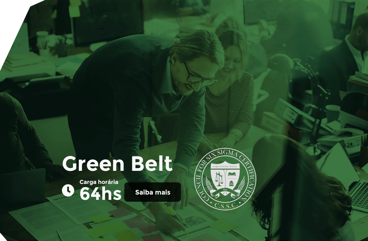 Green Belt Lean Seis Sigma 100% online (Promoção)